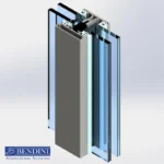 پروفیل لامل کرتین وال Addon 11001